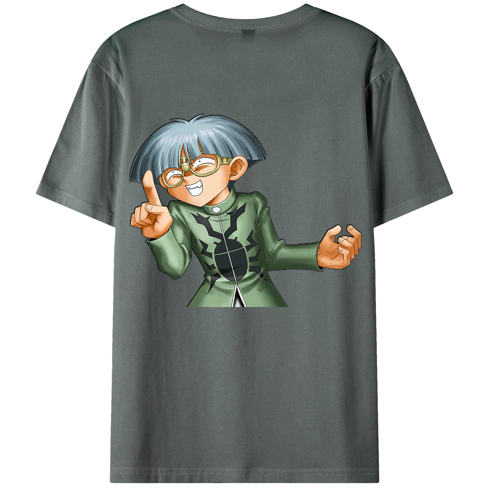（画像用） 遊☆戯☆王 Yu-Gi-Oh! 綿100％ メンズ半袖Tシャツ（バックプリント） 通気性
